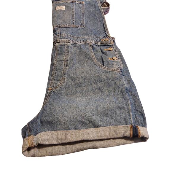 LADIES Bib Overalls Shorts Size XL Levi's Strauss New Retail $69.50 - Picture 9 of 9